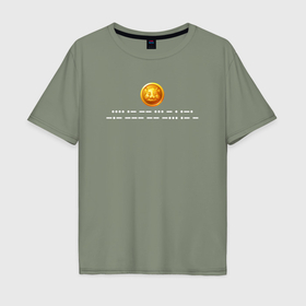 Мужская футболка хлопок Oversize с принтом Hamster kombat шифр в Белгороде, 100% хлопок | свободный крой, круглый ворот, “спинка” длиннее передней части | Тематика изображения на принте: 