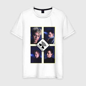 Мужская футболка хлопок с принтом Depeche Mode   Masses в Тюмени, 100% хлопок | прямой крой, круглый вырез горловины, длина до линии бедер, слегка спущенное плечо. | 