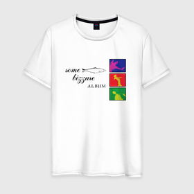 Мужская футболка хлопок с принтом Depeche Mode   Some bizzare compilation в Тюмени, 100% хлопок | прямой крой, круглый вырез горловины, длина до линии бедер, слегка спущенное плечо. | 