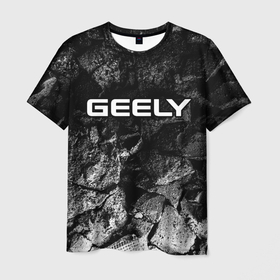 Мужская футболка 3D с принтом Geely black graphite , 100% полиэфир | прямой крой, круглый вырез горловины, длина до линии бедер | Тематика изображения на принте: 