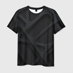 Мужская футболка 3D с принтом Тёмный лабиринт в Тюмени, 100% полиэфир | прямой крой, круглый вырез горловины, длина до линии бедер | 