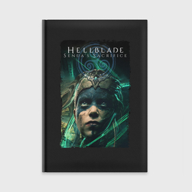 Ежедневник с принтом Senua   Game Hellblade в Новосибирске,  |  | Тематика изображения на принте: 