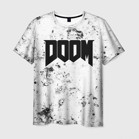 Мужская футболка 3D с принтом Doom dirty ice в Петрозаводске, 100% полиэфир | прямой крой, круглый вырез горловины, длина до линии бедер | Тематика изображения на принте: 