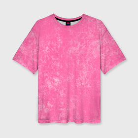 Женская футболка oversize 3D с принтом Pink bleached splashes в Петрозаводске,  |  | 