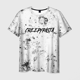 Мужская футболка 3D с принтом CreepyPasta dirty ice в Новосибирске, 100% полиэфир | прямой крой, круглый вырез горловины, длина до линии бедер | Тематика изображения на принте: 