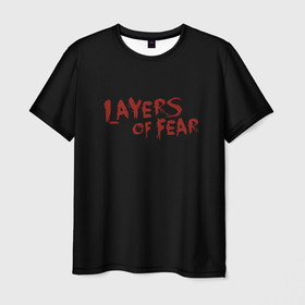 Мужская футболка 3D с принтом Layers of Fear в Кировске, 100% полиэфир | прямой крой, круглый вырез горловины, длина до линии бедер | Тематика изображения на принте: 