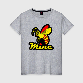 Женская футболка хлопок Be mine   будь моим: в Ухте, 100% хлопок | прямой крой, круглый вырез горловины, длина до линии бедер, слегка спущенное плечо |