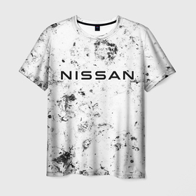 Мужская футболка 3D с принтом Nissan dirty ice в Тюмени, 100% полиэфир | прямой крой, круглый вырез горловины, длина до линии бедер | Тематика изображения на принте: 
