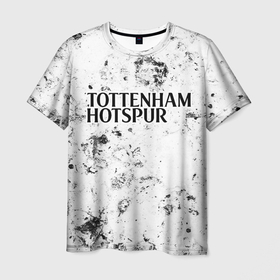 Мужская футболка 3D с принтом Tottenham dirty ice в Тюмени, 100% полиэфир | прямой крой, круглый вырез горловины, длина до линии бедер | Тематика изображения на принте: 
