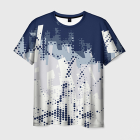 Мужская футболка 3D с принтом Яркий  абстрактный узор для спорта , 100% полиэфир | прямой крой, круглый вырез горловины, длина до линии бедер | 