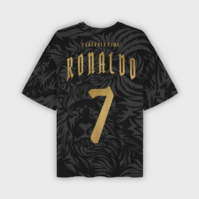 Мужская футболка oversize 3D с принтом Форма Роналду номер 7 сборная Португалии ,  |  | Тематика изображения на принте: 