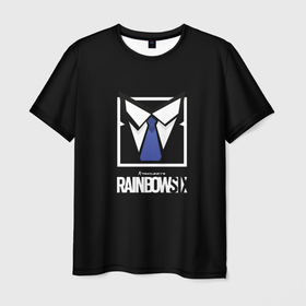 Мужская футболка 3D с принтом Ubisoft rainbow six в Екатеринбурге, 100% полиэфир | прямой крой, круглый вырез горловины, длина до линии бедер | Тематика изображения на принте: 