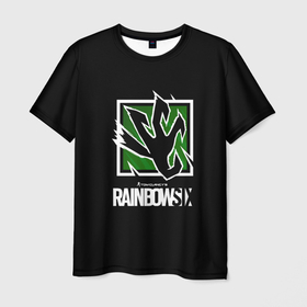 Мужская футболка 3D с принтом Ubisoft game rainbow six в Екатеринбурге, 100% полиэфир | прямой крой, круглый вырез горловины, длина до линии бедер | Тематика изображения на принте: 