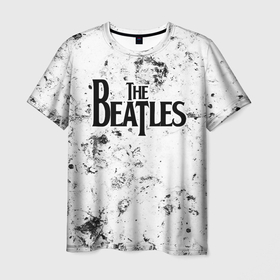 Мужская футболка 3D с принтом The Beatles dirty ice в Екатеринбурге, 100% полиэфир | прямой крой, круглый вырез горловины, длина до линии бедер | Тематика изображения на принте: 