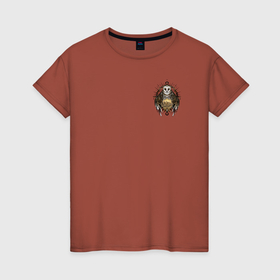 Женская футболка хлопок с принтом Сова защитник мини в Белгороде, 100% хлопок | прямой крой, круглый вырез горловины, длина до линии бедер, слегка спущенное плечо | 