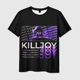 Мужская футболка 3D с принтом Killjoy Valorant в Тюмени, 100% полиэфир | прямой крой, круглый вырез горловины, длина до линии бедер | Тематика изображения на принте: 