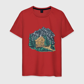 Мужская футболка хлопок Кэмпинг: в Ухте, 100% хлопок | прямой крой, круглый вырез горловины, длина до линии бедер, слегка спущенное плечо. |