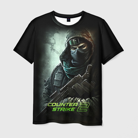 Мужская футболка 3D с принтом Counter strike  2  спецназ в городе Новоалтайск, 100% полиэфир | прямой крой, круглый вырез горловины, длина до линии бедер | Тематика изображения на принте: 