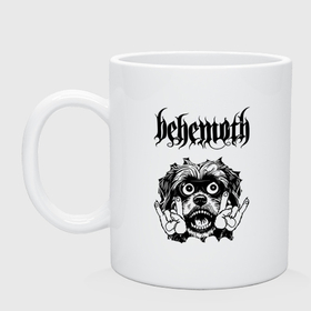 Кружка керамическая с принтом Behemoth   rock dog , керамика | объем — 330 мл, диаметр — 80 мм. Принт наносится на бока кружки, можно сделать два разных изображения | Тематика изображения на принте: 