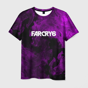 Мужская футболка 3D с принтом Farcry neon fire в городе Новоалтайск, 100% полиэфир | прямой крой, круглый вырез горловины, длина до линии бедер | Тематика изображения на принте: 
