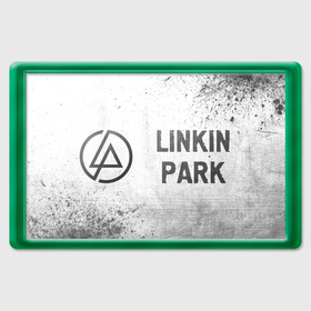 Магнит 45*70 с принтом Linkin Park   white gradient по горизонтали в Новосибирске, Пластик | Размер: 78*52 мм; Размер печати: 70*45 | 