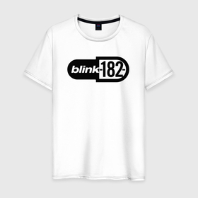 Мужская футболка хлопок с принтом Blink 182 rock band в Ухте, 100% хлопок | прямой крой, круглый вырез горловины, длина до линии бедер, слегка спущенное плечо. | 