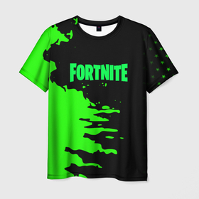 Мужская футболка 3D с принтом Fortnite краски звезды в Ухте, 100% полиэфир | прямой крой, круглый вырез горловины, длина до линии бедер | 