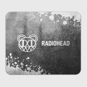 Прямоугольный коврик для мышки с принтом Radiohead   grey gradient по горизонтали в Новосибирске, натуральный каучук | размер 230 х 185 мм; запечатка лицевой стороны | 