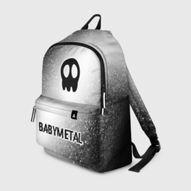 Рюкзак 3D с принтом Babymetal glitch на светлом фоне по центру в городе Новоалтайск, 100% полиэстер | лямки с регулируемой длиной, сверху петелька, чтобы рюкзак можно было повесить на вешалку. Основное отделение закрывается на молнию, как и внешний карман. Внутри два дополнительных кармана, один из которых закрывается на молнию. По бокам два дополнительных кармашка | 