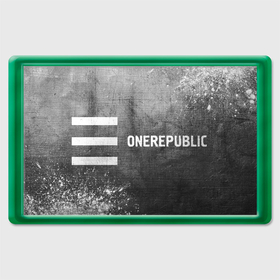 Магнит 45*70 с принтом OneRepublic   grey gradient по горизонтали в городе Новоалтайск, Пластик | Размер: 78*52 мм; Размер печати: 70*45 | Тематика изображения на принте: 
