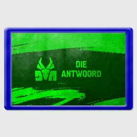 Магнит 45*70 с принтом Die Antwoord   green gradient по горизонтали в городе Новоалтайск, Пластик | Размер: 78*52 мм; Размер печати: 70*45 | Тематика изображения на принте: 