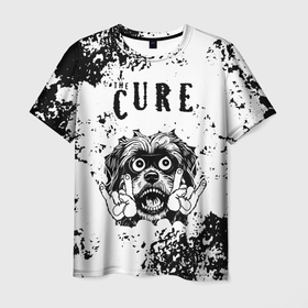 Мужская футболка 3D с принтом The Cure   рок пес в Петрозаводске, 100% полиэфир | прямой крой, круглый вырез горловины, длина до линии бедер | Тематика изображения на принте: 