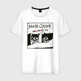 Мужская футболка хлопок с принтом Alice Cooper breadcrumbs в Ухте, 100% хлопок | прямой крой, круглый вырез горловины, длина до линии бедер, слегка спущенное плечо. | 