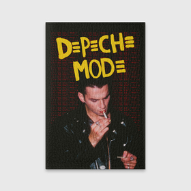 Обложка для паспорта матовая кожа с принтом Depeche Mode   Dave в Ухте, натуральная матовая кожа | размер 19,3 х 13,7 см; прозрачные пластиковые крепления | 