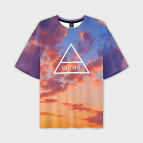 Мужская футболка oversize 3D с принтом 30 Seconds to Mars   музыкальная группа в городе Новоалтайск,  |  | 