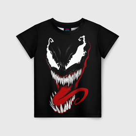 Детская футболка 3D Морда Венома с языком: в Ухте, 100% гипоаллергенный полиэфир | прямой крой, круглый вырез горловины, длина до линии бедер, чуть спущенное плечо, ткань немного тянется |