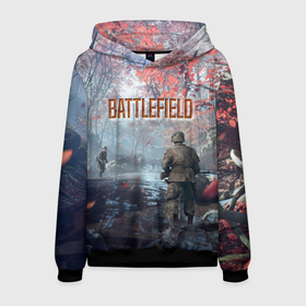 Мужская толстовка 3D с принтом Battlefield сражение в городе Новоалтайск, 100% полиэстер | двухслойный капюшон со шнурком для регулировки, мягкие манжеты на рукавах и по низу толстовки, спереди карман-кенгуру с мягким внутренним слоем. | 