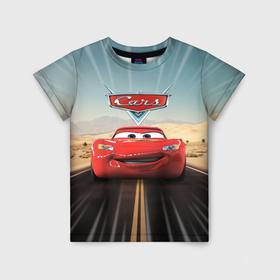 Детская футболка 3D Cars   Lightning McQueen