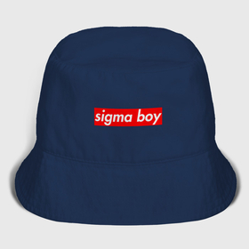 Детская панама хлопок с принтом Sigma boy TikTok meme supreme из песни мерч в городе Новоалтайск,  |  | 