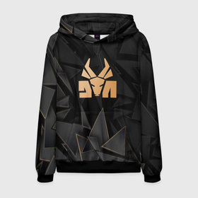 Мужская толстовка 3D с принтом Die Antwoord golden poly в городе Новоалтайск, 100% полиэстер | двухслойный капюшон со шнурком для регулировки, мягкие манжеты на рукавах и по низу толстовки, спереди карман-кенгуру с мягким внутренним слоем. | Тематика изображения на принте: 