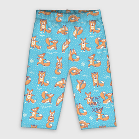 Велосипедки 3D с принтом Live love yoga в городе Новоалтайск,  |  | 