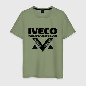 Мужская футболка хлопок Iveco дальнобой: в городе Новоалтайск, 100% хлопок | прямой крой, круглый вырез горловины, длина до линии бедер, слегка спущенное плечо. |