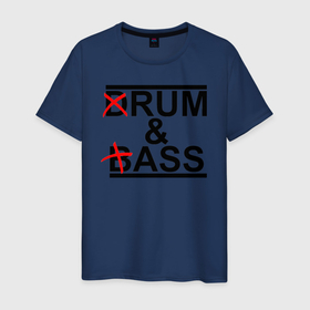 Мужская футболка хлопок с принтом Drum and bass color в Ухте, 100% хлопок | прямой крой, круглый вырез горловины, длина до линии бедер, слегка спущенное плечо. | Тематика изображения на принте: 