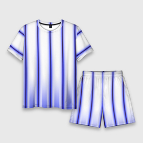Мужской костюм с шортами 3D с принтом Striped suit в городе Новоалтайск,  |  | Тематика изображения на принте: 