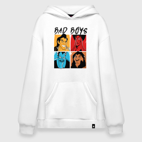 Худи SuperOversize хлопок с принтом Bad boys   villains в Ухте, 70% хлопок, 30% полиэстер, мягкий начес внутри | карман-кенгуру, эластичная резинка на манжетах и по нижней кромке, двухслойный капюшон
 | 