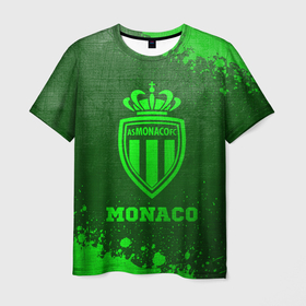 Мужская футболка 3D Monaco green gradient: в Петрозаводске, 100% полиэфир | прямой крой, круглый вырез горловины, длина до линии бедер |