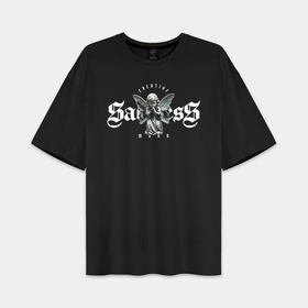 Женская футболка Oversize хлопок premium с принтом Creative sadness в городе Новоалтайск,  |  | 