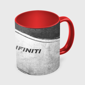 Кружка с полной запечаткой с принтом Infiniti   white gradient по горизонтали в Ухте, керамика | ёмкость 330 мл | Тематика изображения на принте: 