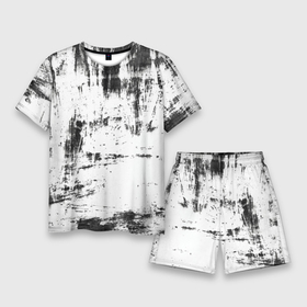 Мужской костюм с шортами 3D с принтом Color black and white в городе Новоалтайск,  |  | 