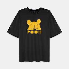 Женская футболка Oversize хлопок premium с принтом Pooh в городе Новоалтайск,  |  | 